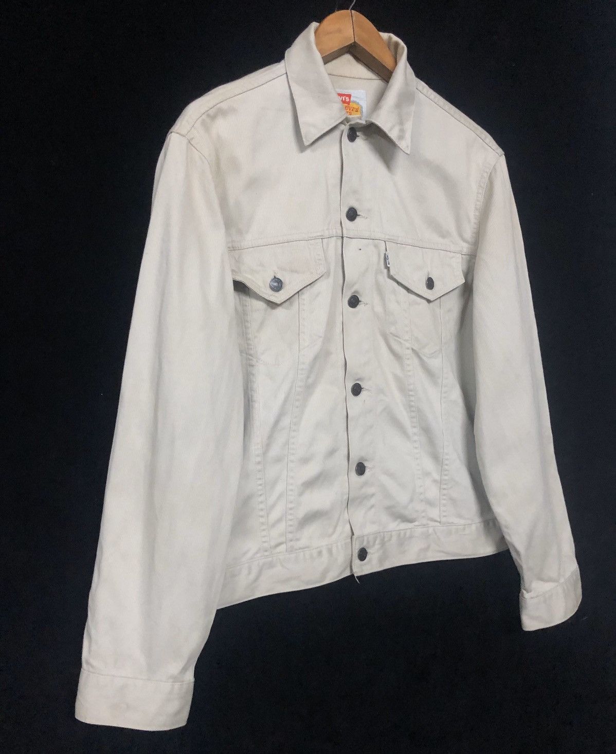 Levi's Vintage Clothing White Levi's Denim Jacket cw21 Size US M / EU 48-50 / 2 - 4 Thumbnail