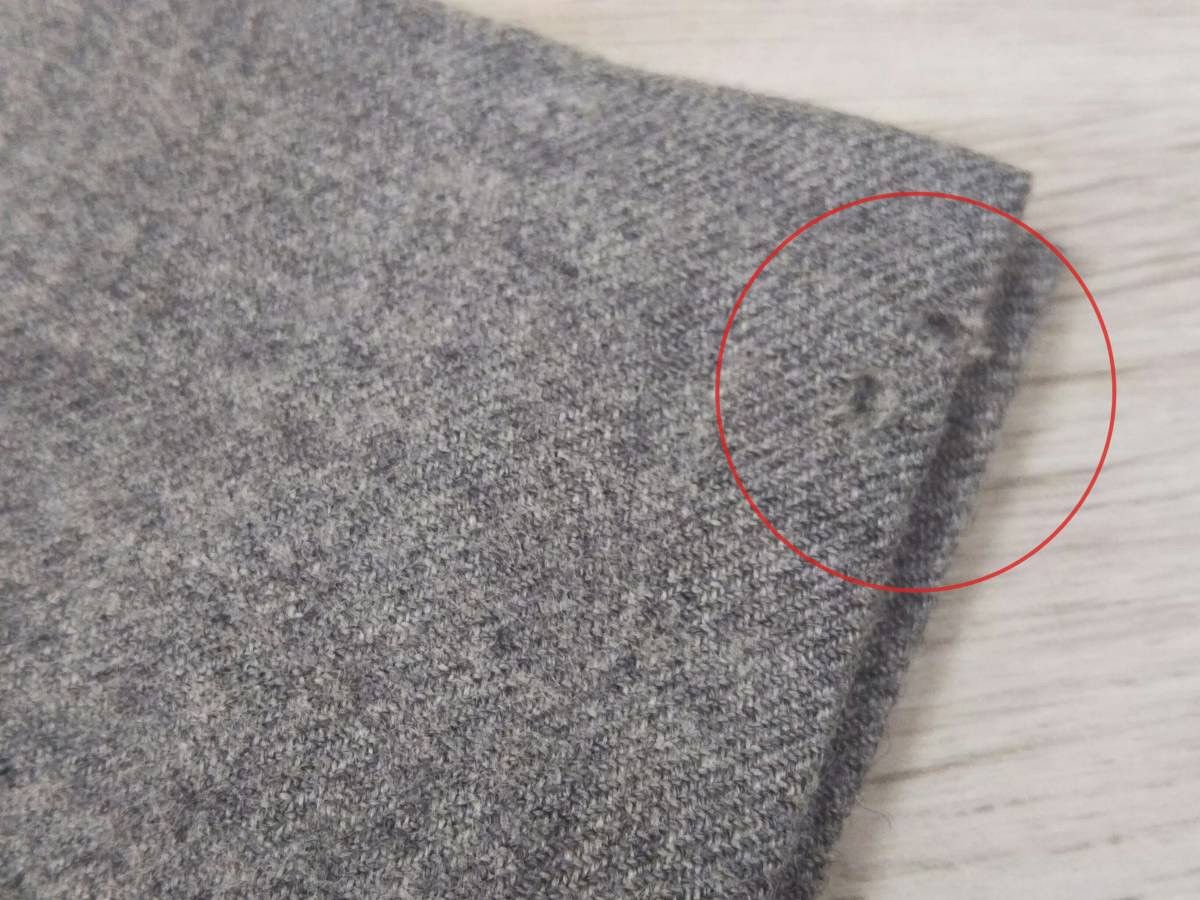 Raf Simons AW 1999 Grey Wool Scarf Size ONE SIZE - 6 Thumbnail