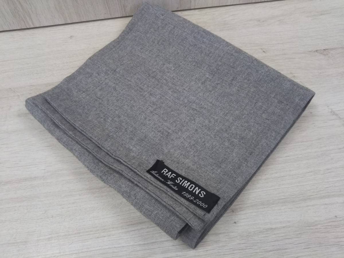 Raf Simons AW 1999 Grey Wool Scarf Size ONE SIZE - 3 Thumbnail