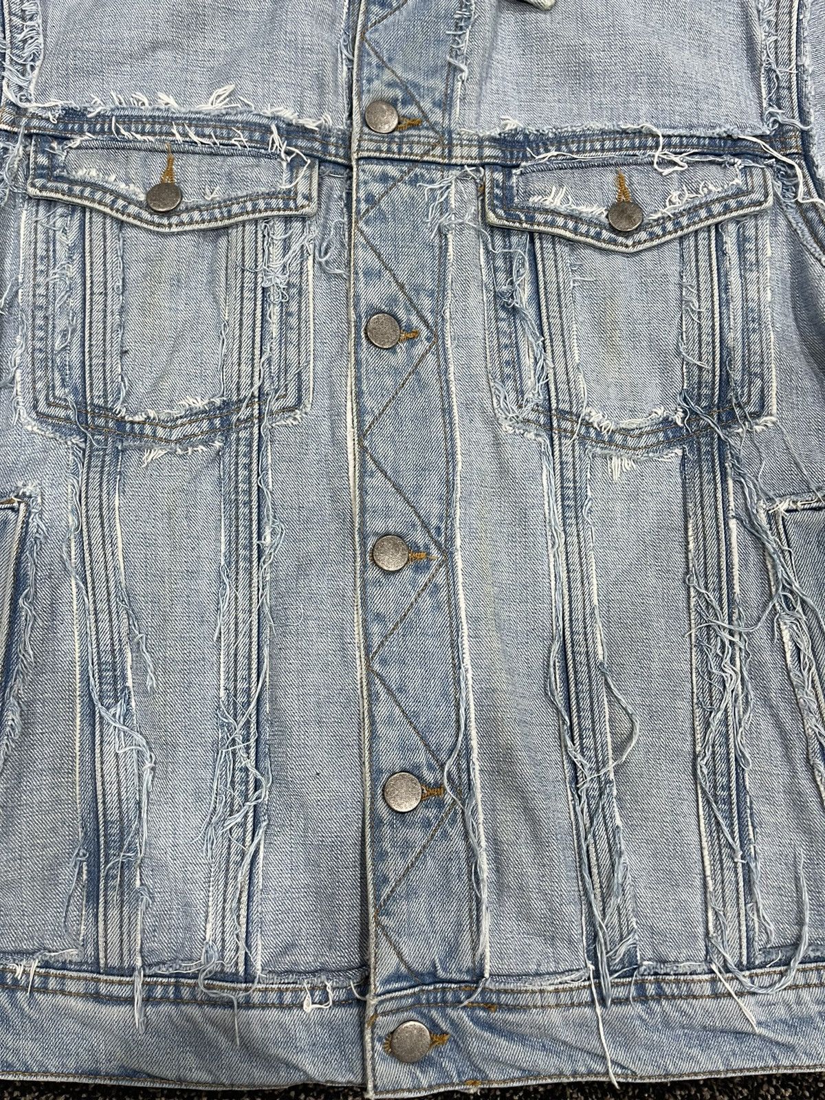 Maison Margiela Original Maison Martin Margiela H&M distressed Blue Jacket Size US L / EU 52-54 / 3 - 9 Thumbnail