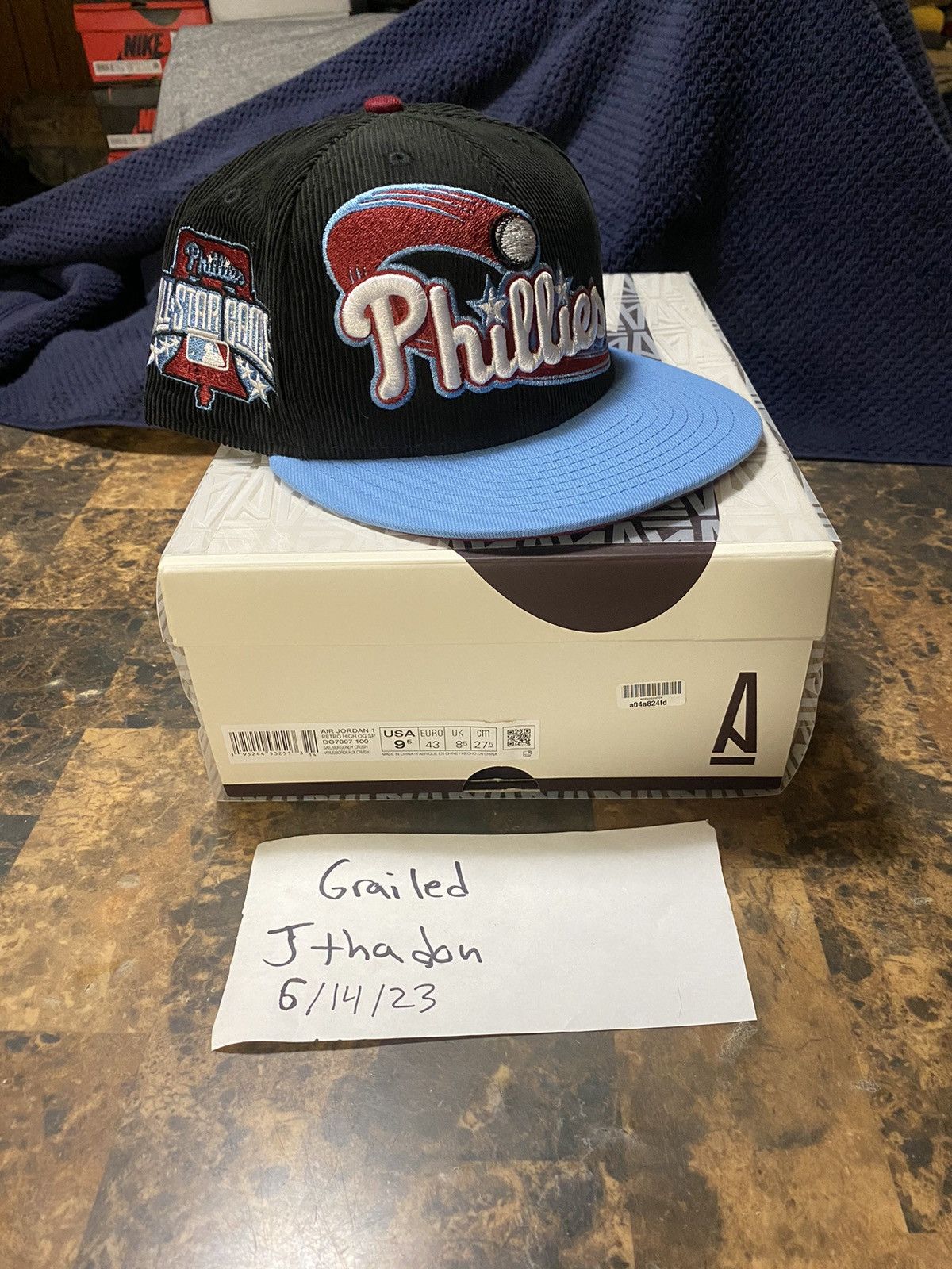 Philadelphia Phillies New Era 59fifty hat Travis Scott