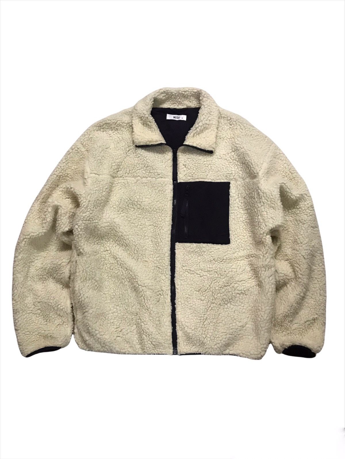 Japanese Brand 🔥Vintage Wego Japan Sherpa Fleece Zipper Jacket Size US M / EU 48-50 / 2 - 1 Thumbnail