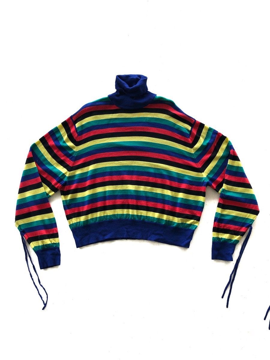 JW Anderson FW13 J.W.Anderson Colorful Bondage 🦇 wing Sweater Size US M / EU 48-50 / 2 - 2 Thumbnail
