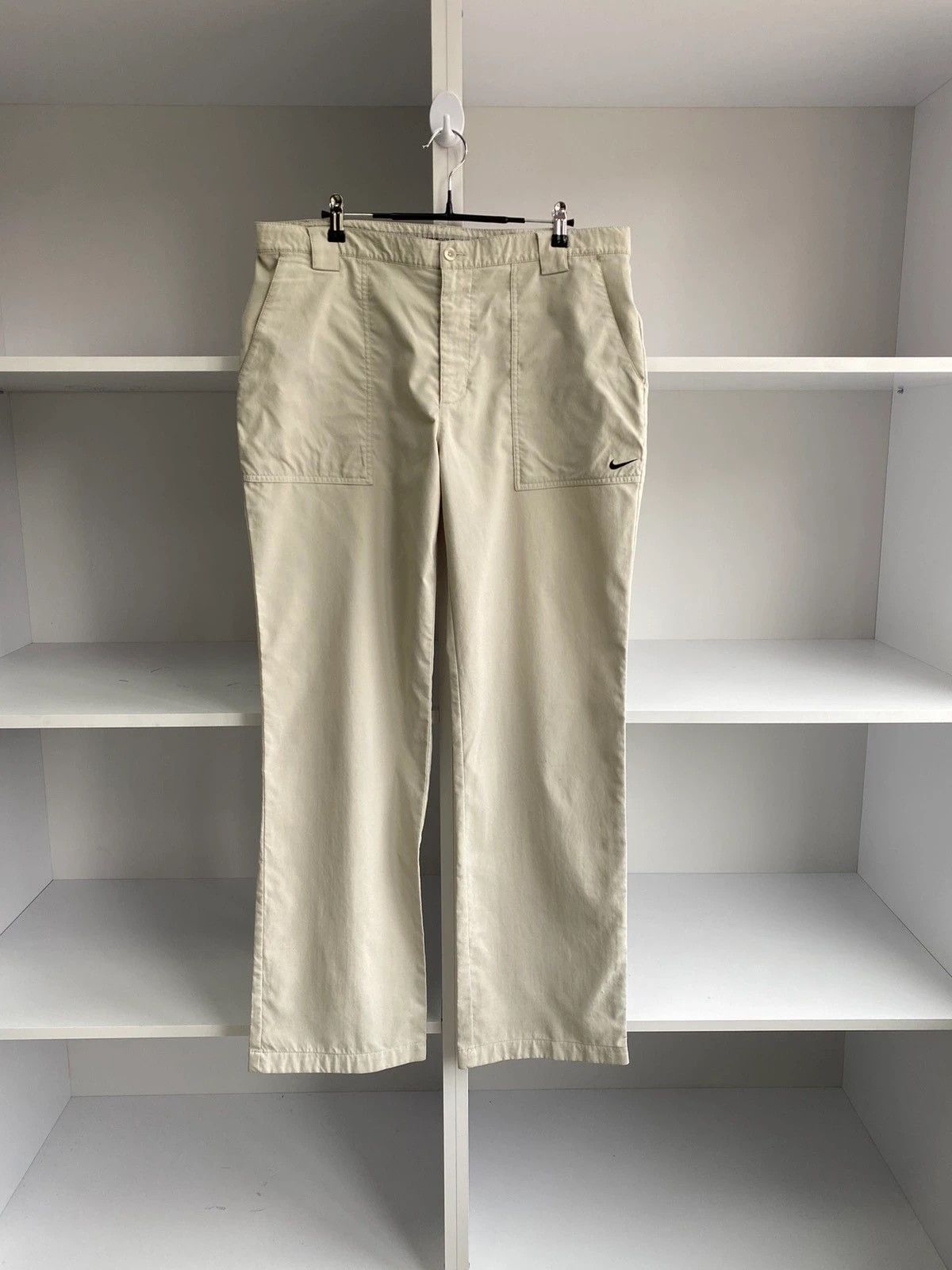 Vintage Nike Golf Beige Straight Light Pants