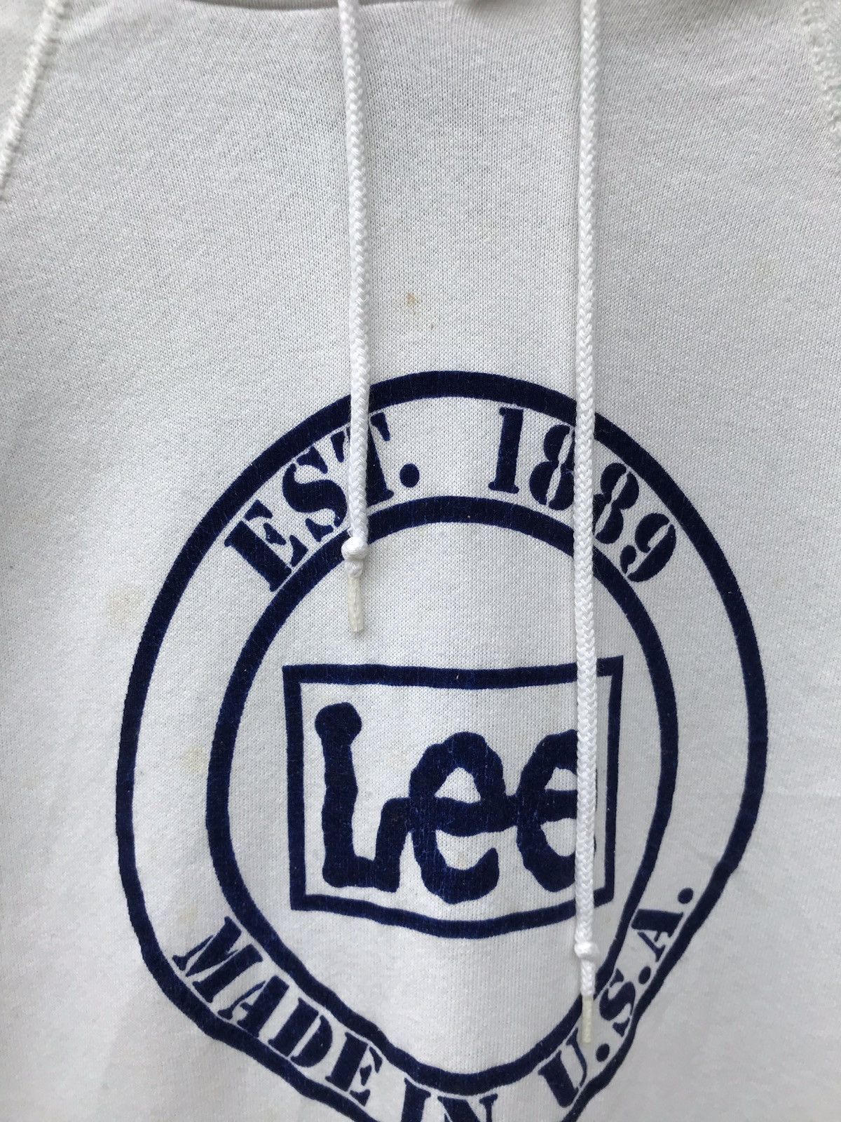 Lee vintage Lee USA Hoodie Sweatshirt Size US L / EU 52-54 / 3 - 3 Thumbnail