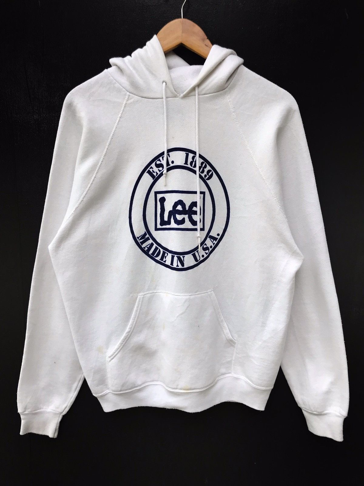 Lee vintage Lee USA Hoodie Sweatshirt Size US L / EU 52-54 / 3 - 1 Thumbnail