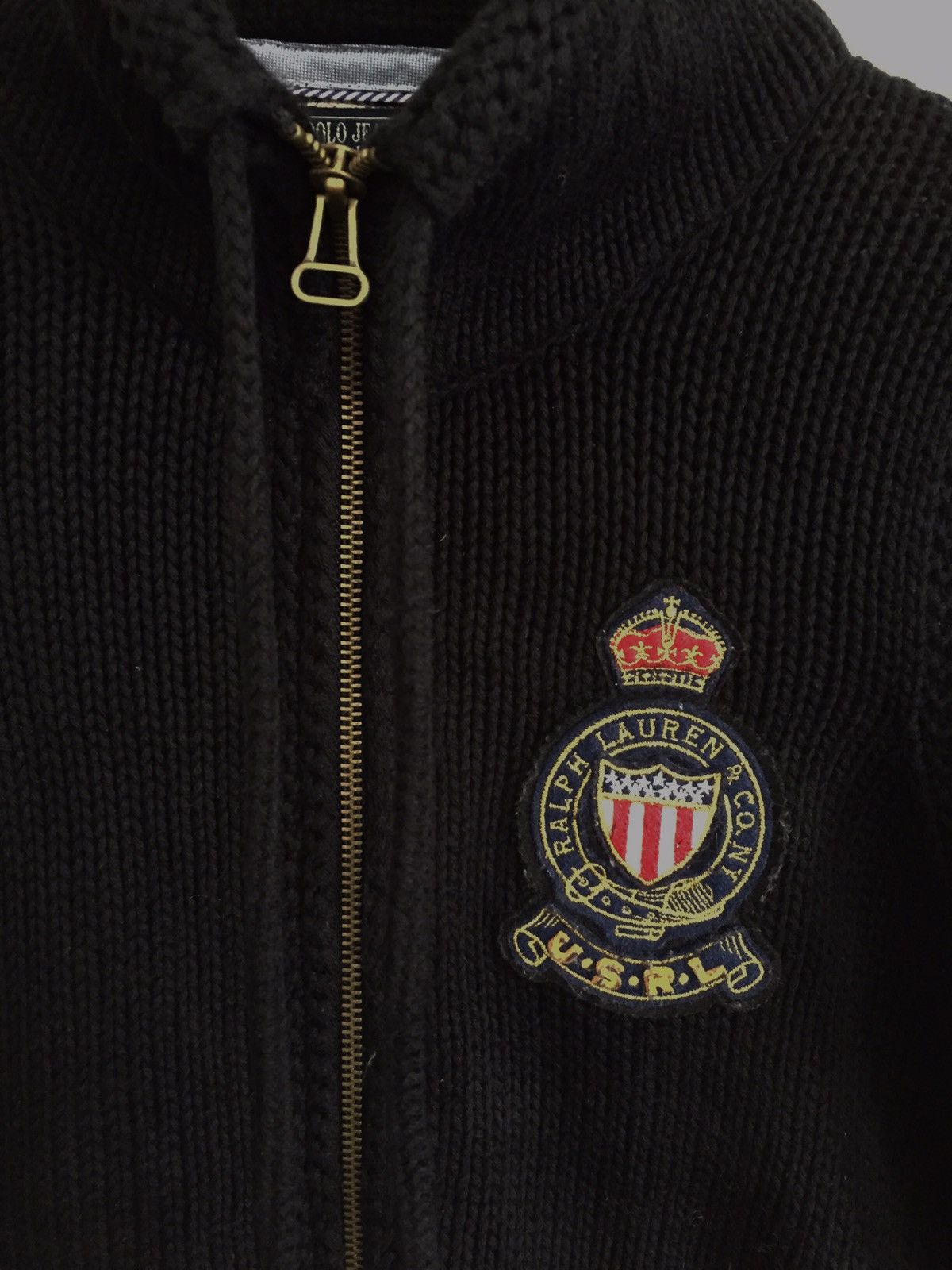 Polo Ralph Lauren Size S Armpit 18"Zipper Sweater Jumper Size US S / EU 44-46 / 1 - 2 Thumbnail