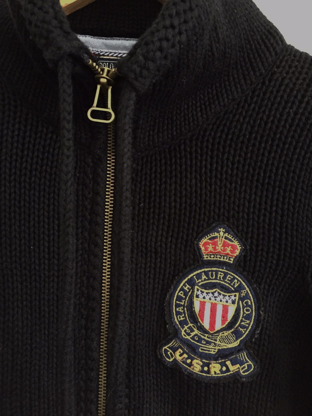 Polo Ralph Lauren Size S Armpit 18"Zipper Sweater Jumper Size US S / EU 44-46 / 1 - 3 Thumbnail