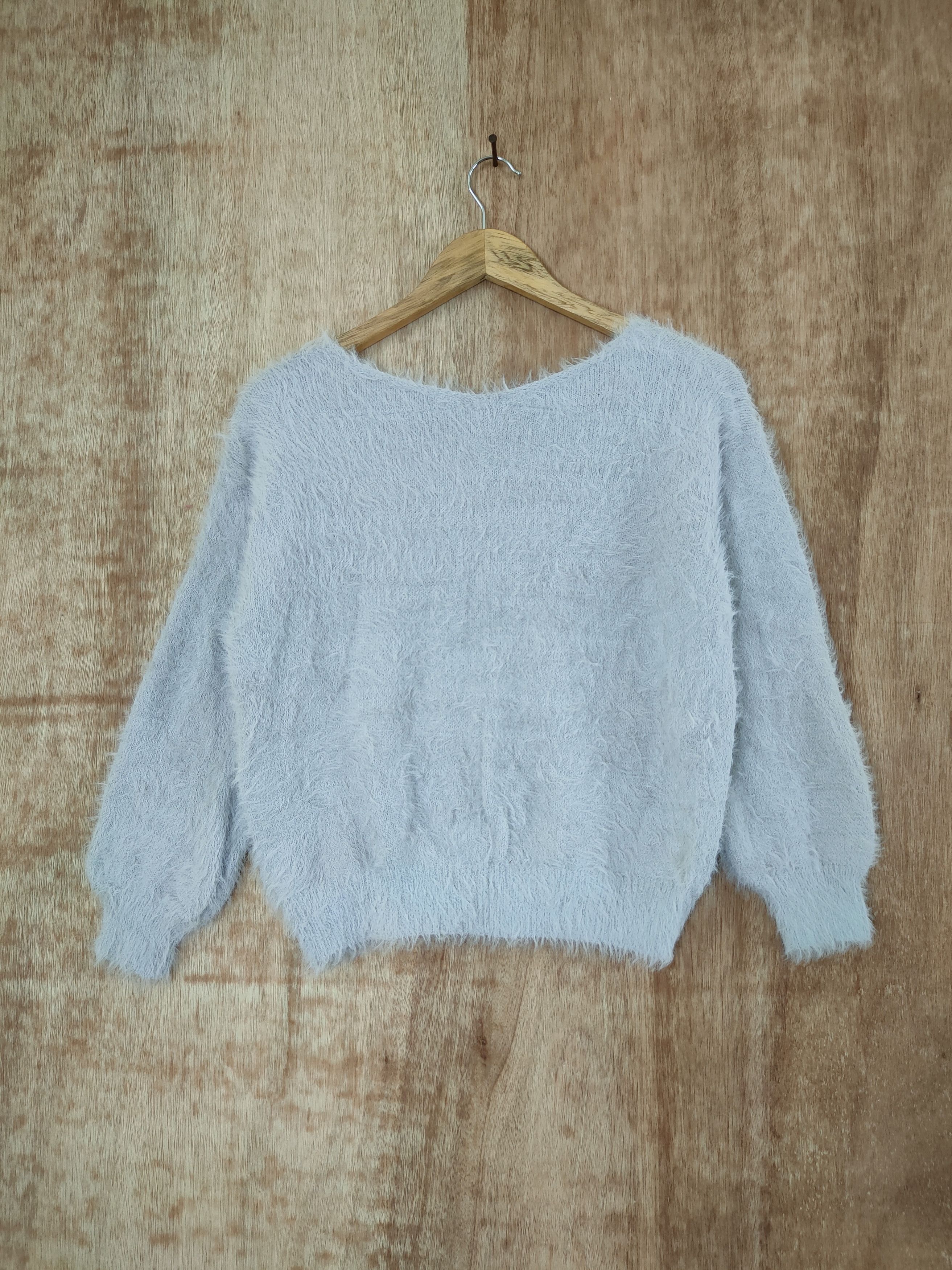 Homespun Knitwear DL Japan mohair fur shag shaggy streetwear winter #46-501 Size S / US 4 / IT 40 - 7 Thumbnail