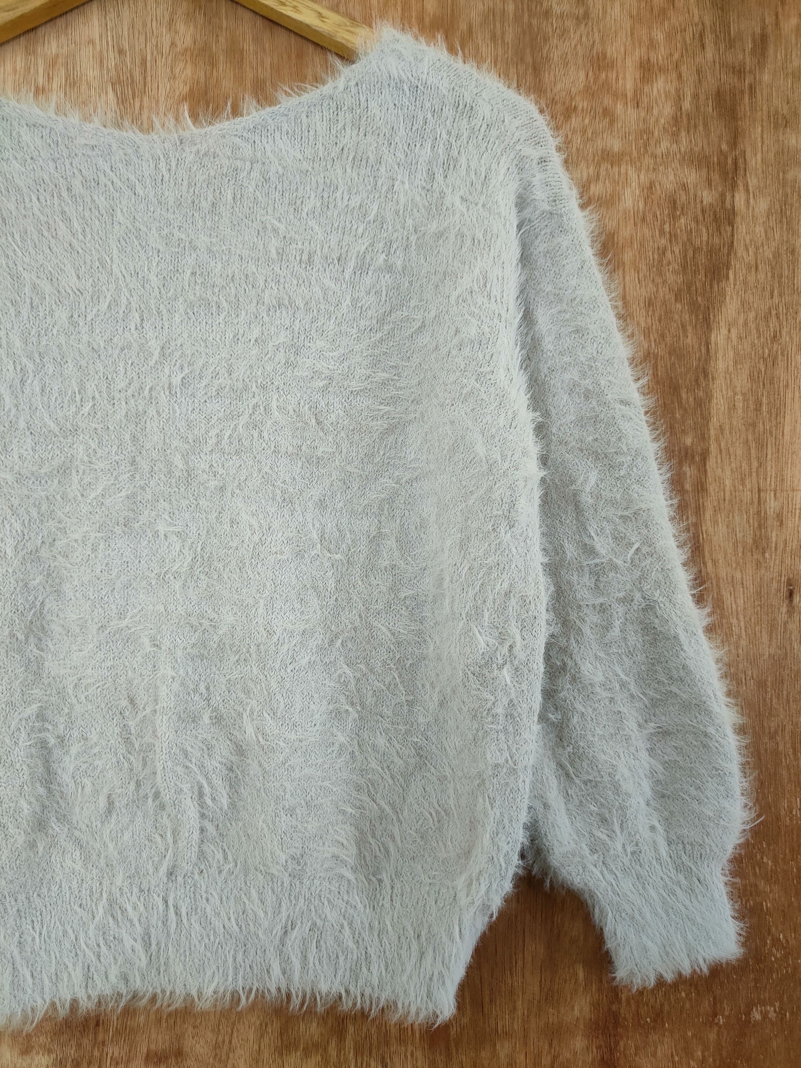Homespun Knitwear DL Japan mohair fur shag shaggy streetwear winter #46-501 Size S / US 4 / IT 40 - 9 Thumbnail