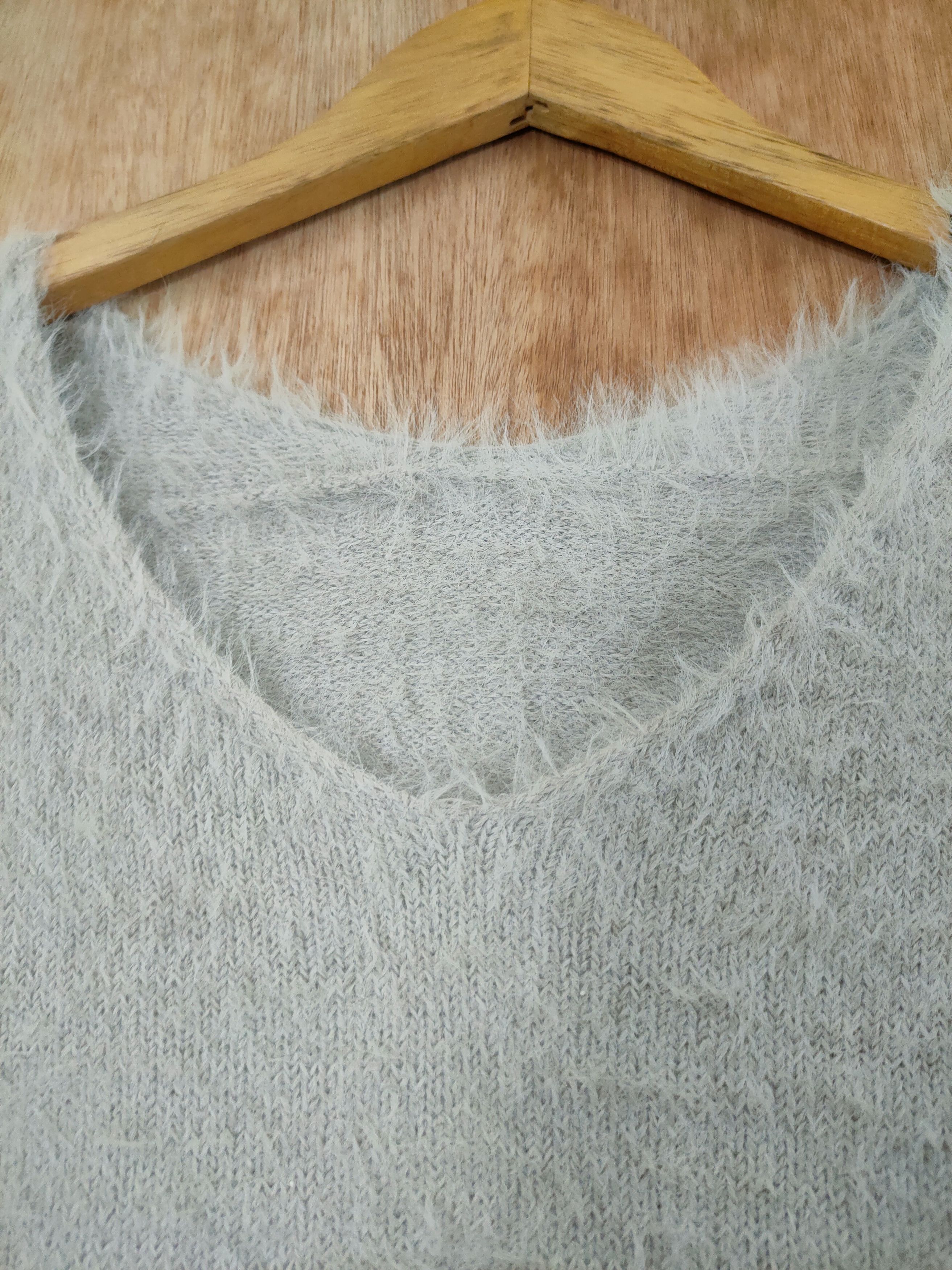 Homespun Knitwear DL Japan mohair fur shag shaggy streetwear winter #46-501 Size S / US 4 / IT 40 - 5 Thumbnail