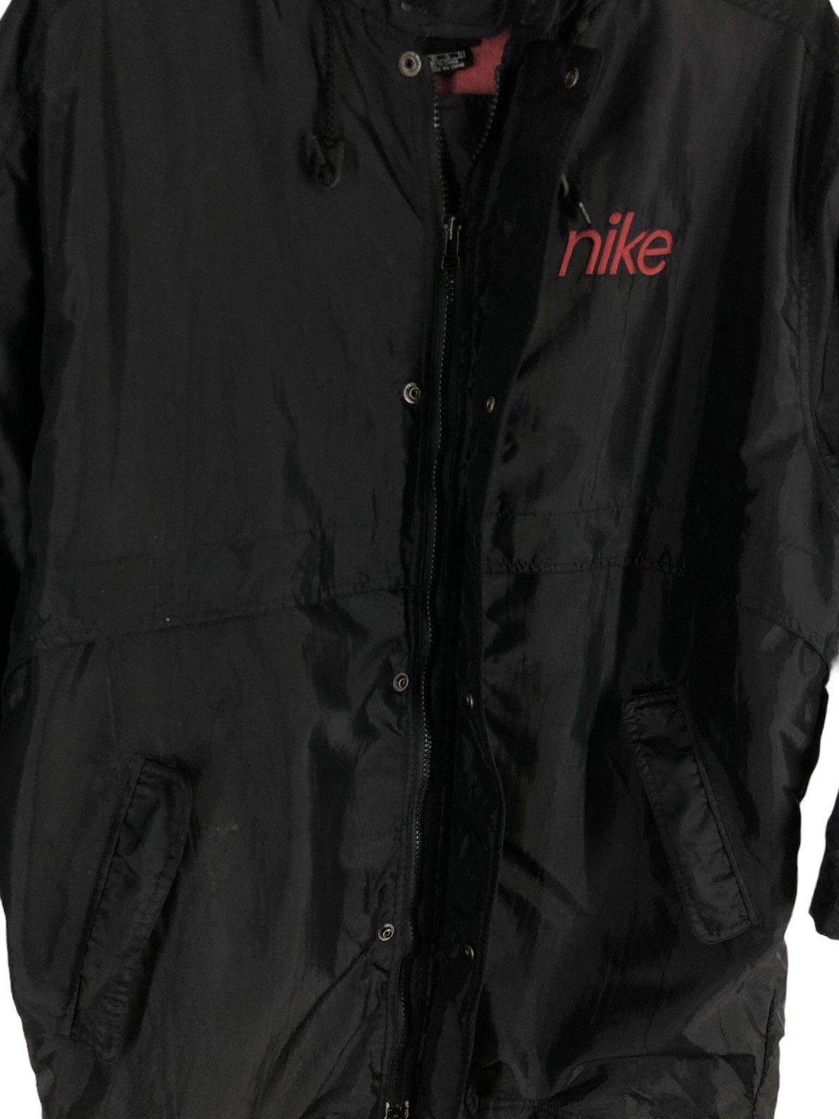 Nike × Vintage Vintage Nike Big Logo Long Jacket Kids jacket Size US L / EU 52-54 / 3 - 4 Thumbnail
