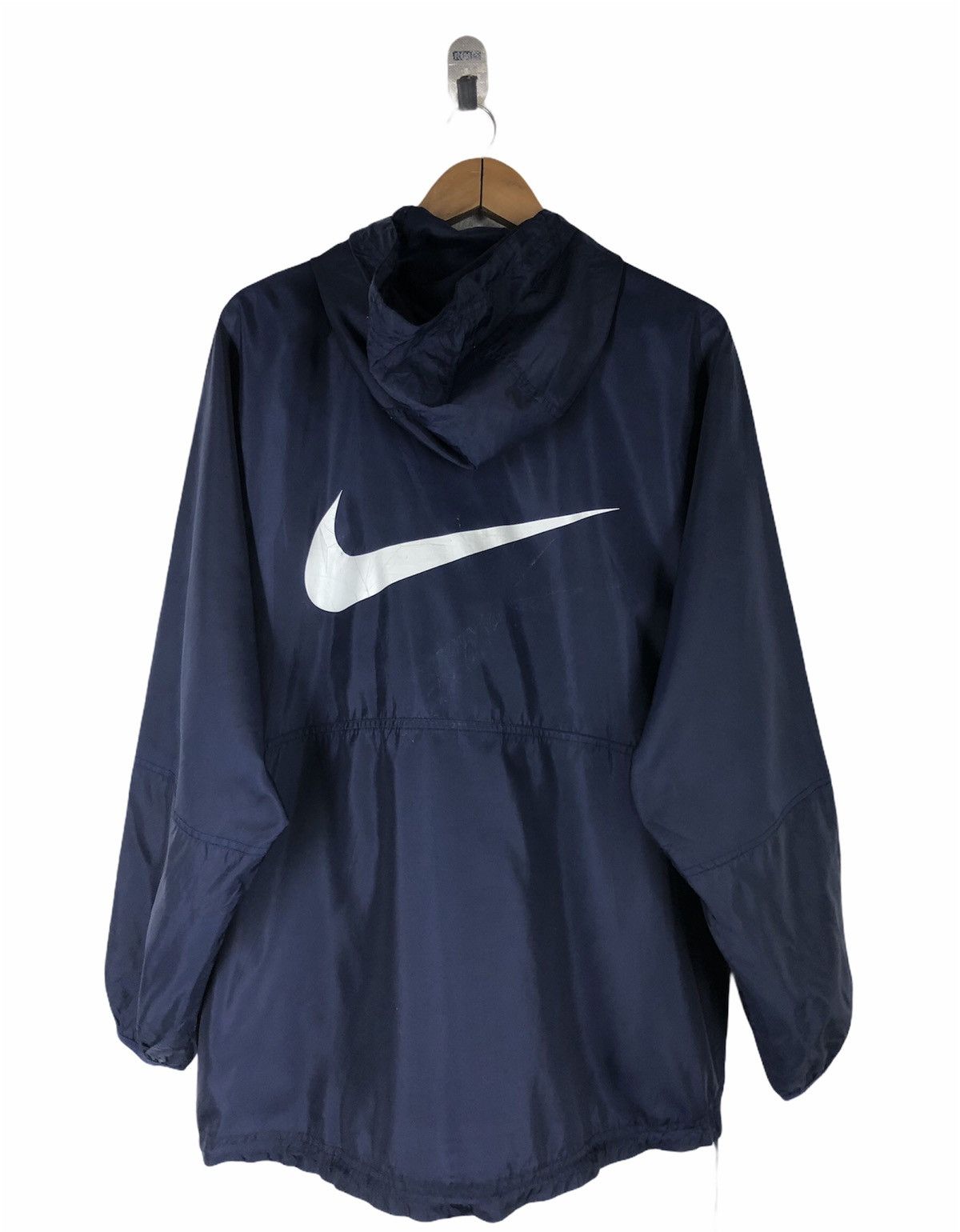 Nike × Vintage Vintage Nike 90s Windbreaker Jacket Hoodie Size US L / EU 52-54 / 3 - 1 Thumbnail