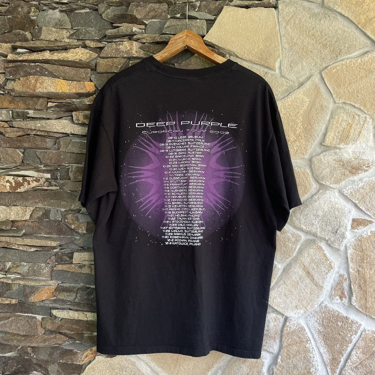 Band Tees × Vintage Vintage 2003 Deep Purple Tour T-Shirt Size US XL / EU 56 / 4 - 2 Thumbnail