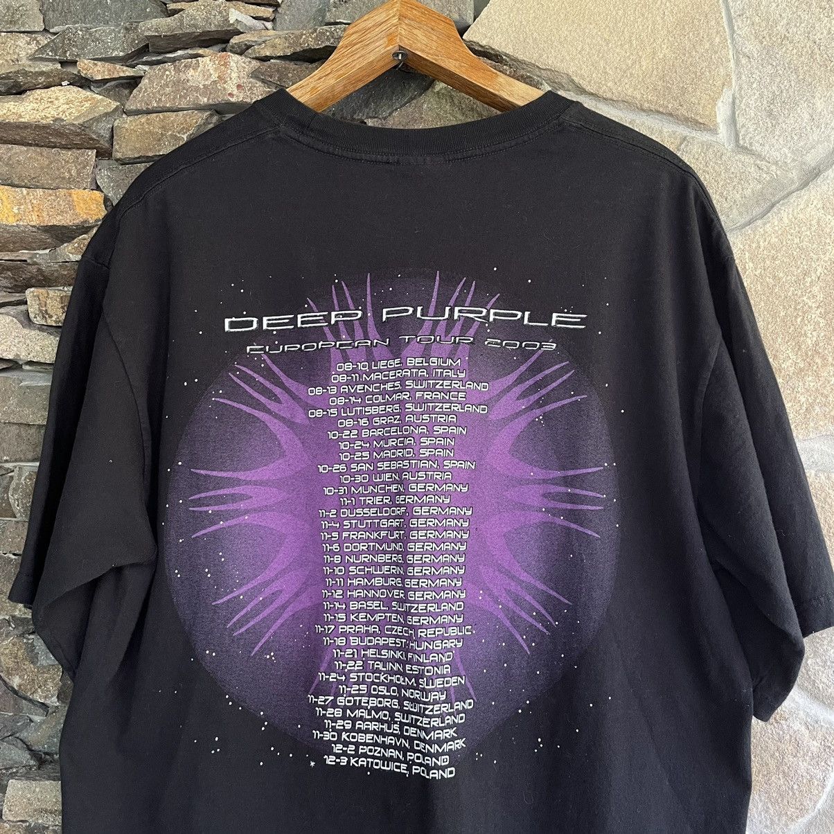 Band Tees × Vintage Vintage 2003 Deep Purple Tour T-Shirt Size US XL / EU 56 / 4 - 4 Thumbnail