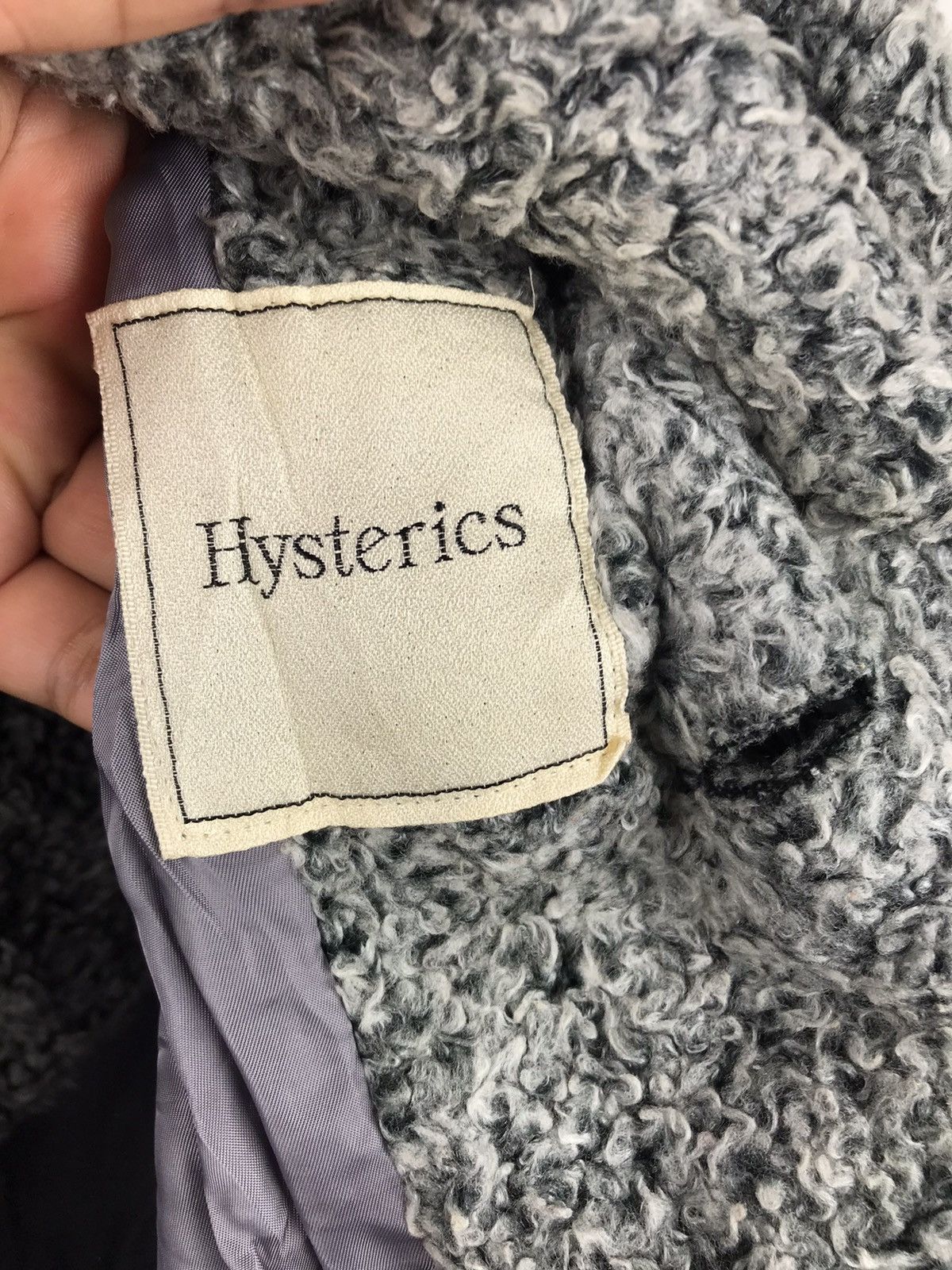 Hysteric Glamour Vtg Hysteric Wool Tweed Sherpa Long Jacket Size US M / EU 48-50 / 2 - 4 Thumbnail
