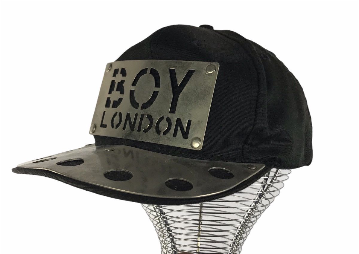 Boy London Vtg 80s Stephane Raynor Boy London Plate Cap Size ONE SIZE - 2 Thumbnail