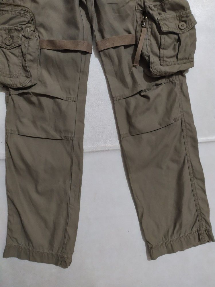 Japanese Brand × Seditionaries 🔥Cargo Multi Pocket punk Bondage Pants by Samuel Kevin Size US 29 - 3 Thumbnail