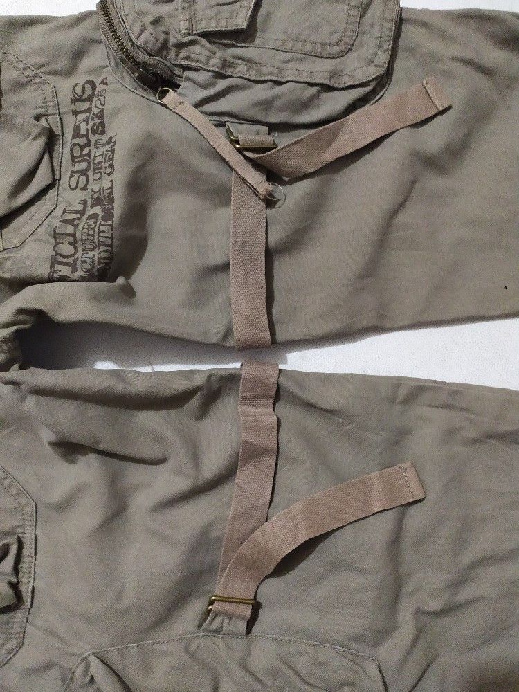 Japanese Brand × Seditionaries 🔥Cargo Multi Pocket punk Bondage Pants by Samuel Kevin Size US 29 - 7 Thumbnail