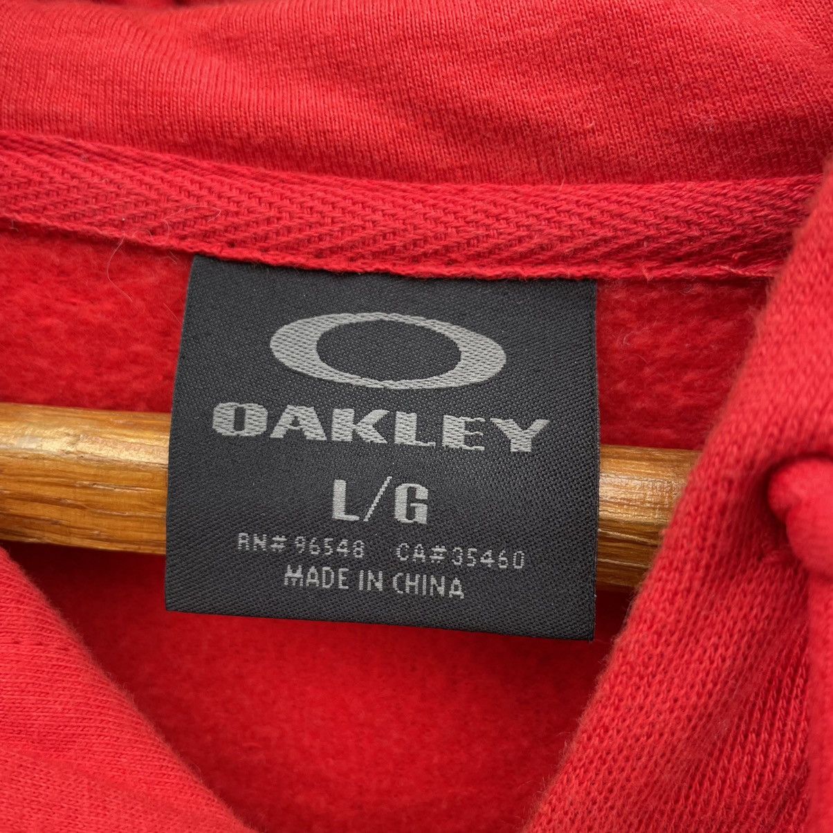 Oakley × Vintage Vintage Oakley Big Logo Zip Hoodie Size US L / EU 52-54 / 3 - 10 Thumbnail