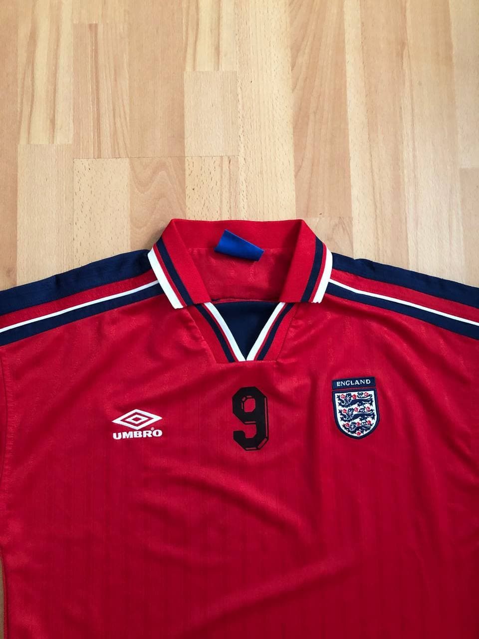 Umbro England National Retro Vintage Umbro Football Soccer Jersey Size US L / EU 52-54 / 3 - 2 Thumbnail