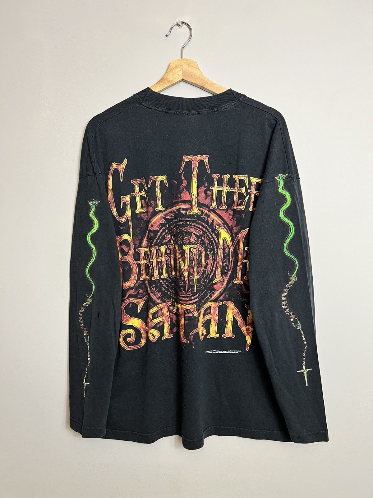 Band Tees Vintage 2000 Cradle of Filth Behind Me Satan 90s Band Tshirt Size US XL / EU 56 / 4 - 2 Thumbnail