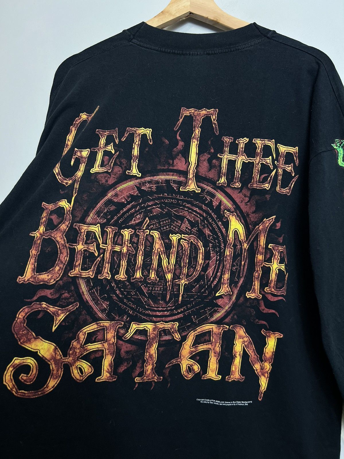 Band Tees Vintage 2000 Cradle of Filth Behind Me Satan 90s Band Tshirt Size US XL / EU 56 / 4 - 9 Thumbnail