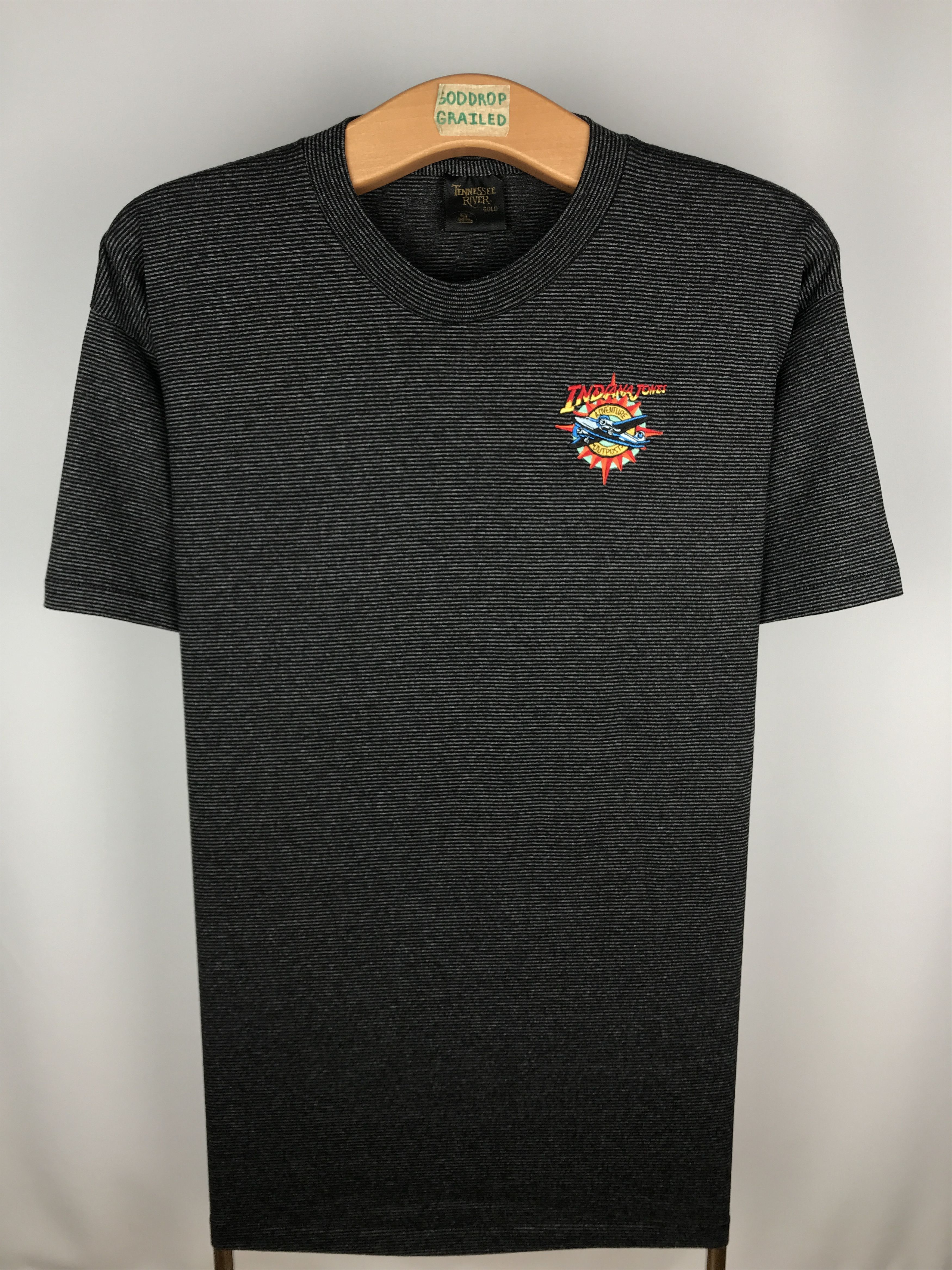 Vintage 90s Vintage Indiana Jones Promo Movie Single Stitch T Shirt Size US L / EU 52-54 / 3 - 1 Thumbnail