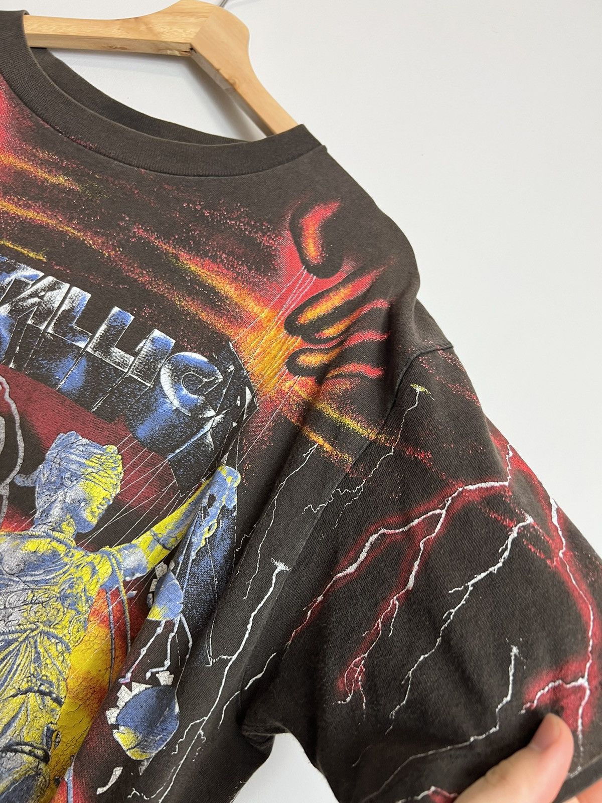 Band Tees Rare Vintage Metallica All Over Print 1991 Metal Band Tee Size US XL / EU 56 / 4 - 14 Thumbnail
