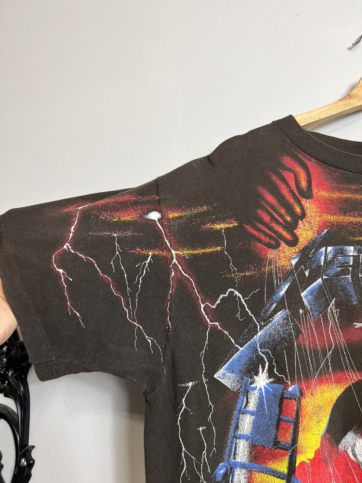 Band Tees Rare Vintage Metallica All Over Print 1991 Metal Band Tee Size US XL / EU 56 / 4 - 4 Thumbnail