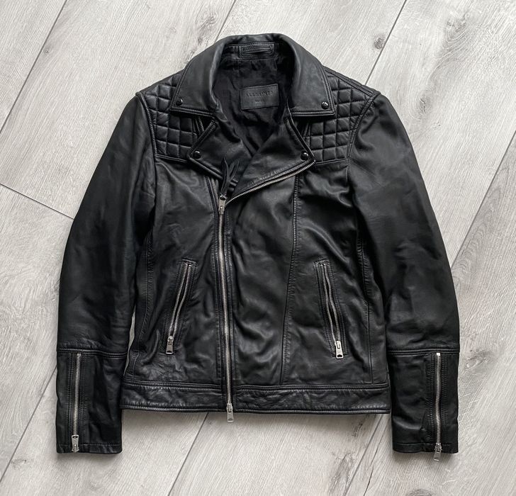 Allsaints taro outlet leather jacket