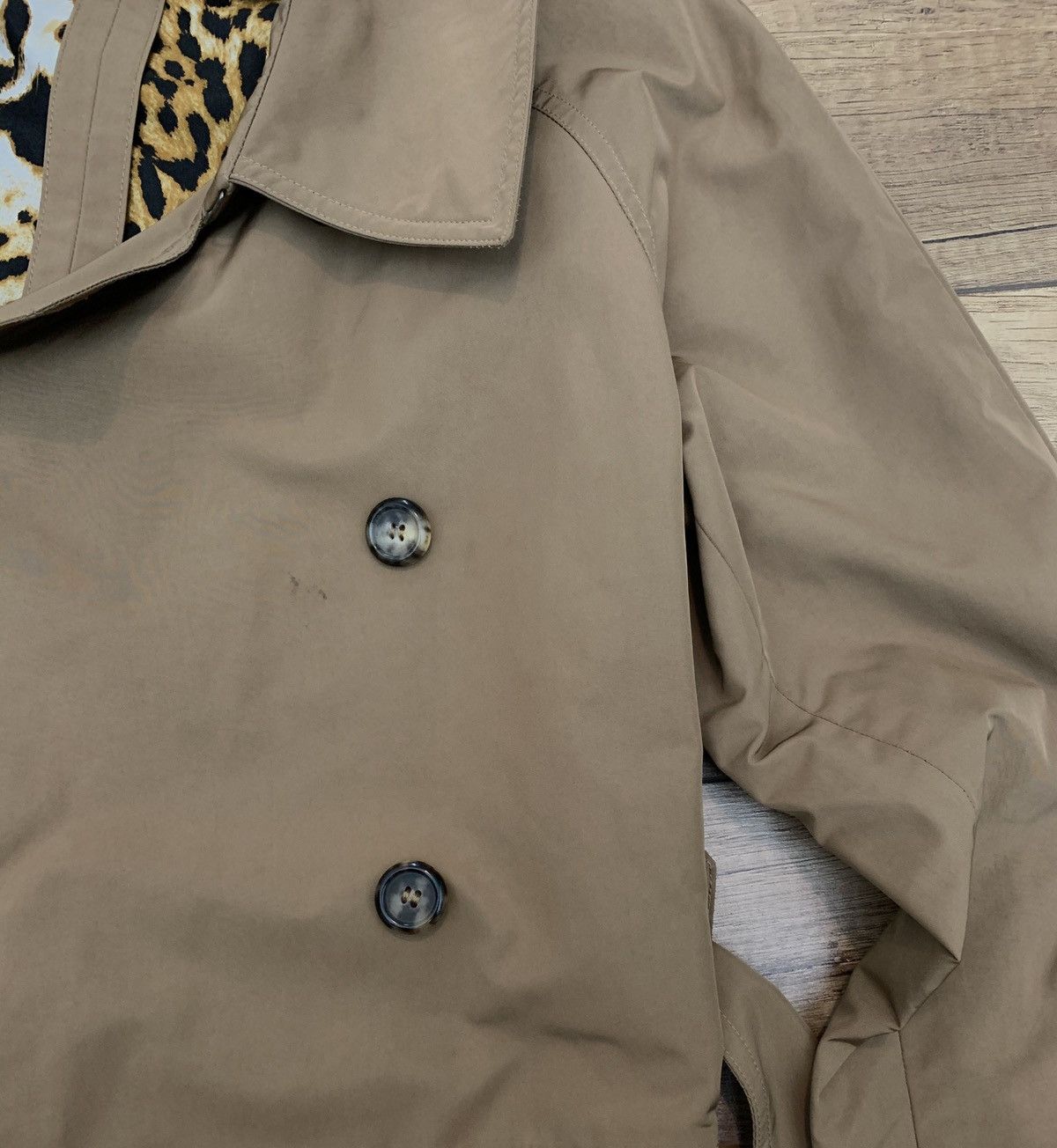 Saint Laurent Paris Yves Saint Laurent Rive Gauche Double Breasted Trench Coat Size L / US 10 / IT 46 - 11 Thumbnail