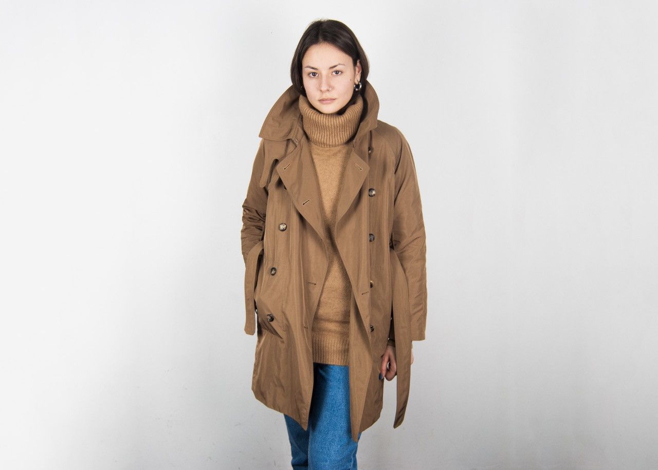 Saint Laurent Paris Yves Saint Laurent Rive Gauche Double Breasted Trench Coat Size L / US 10 / IT 46 - 3 Thumbnail