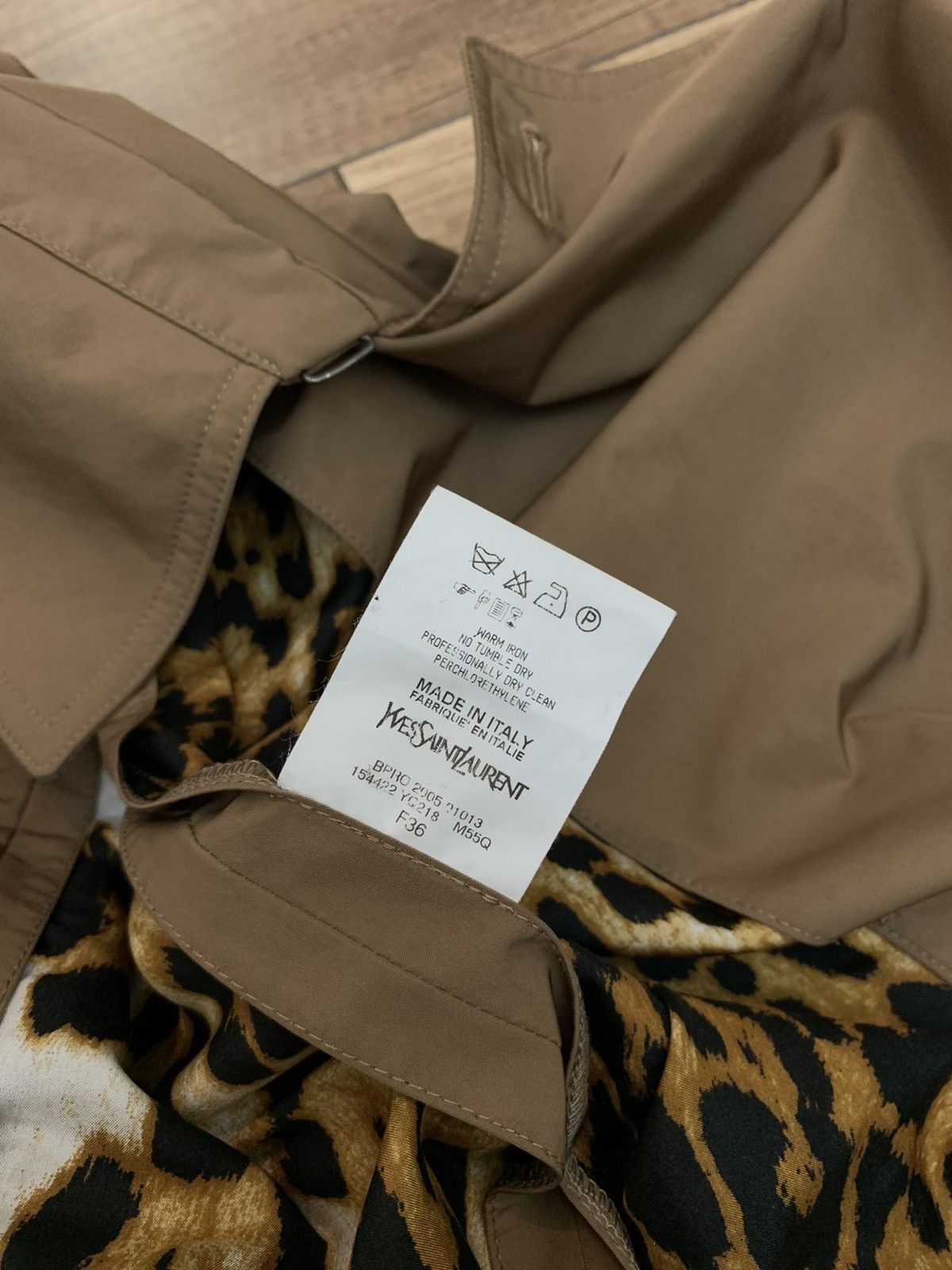 Saint Laurent Paris Yves Saint Laurent Rive Gauche Double Breasted Trench Coat Size L / US 10 / IT 46 - 17 Thumbnail