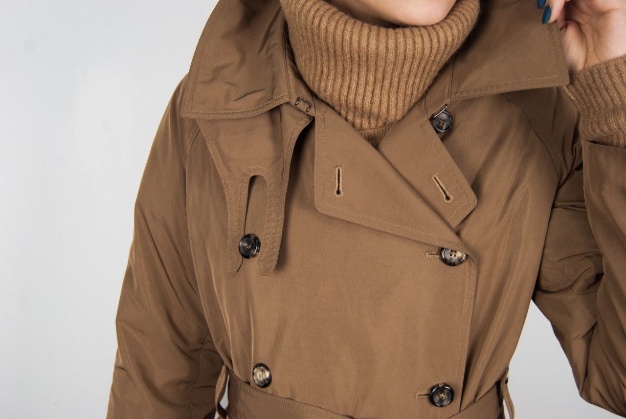 Saint Laurent Paris Yves Saint Laurent Rive Gauche Double Breasted Trench Coat Size L / US 10 / IT 46 - 2 Thumbnail