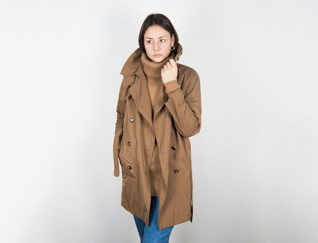 Saint Laurent Paris Yves Saint Laurent Rive Gauche Double Breasted Trench Coat Size L / US 10 / IT 46 - 4 Thumbnail