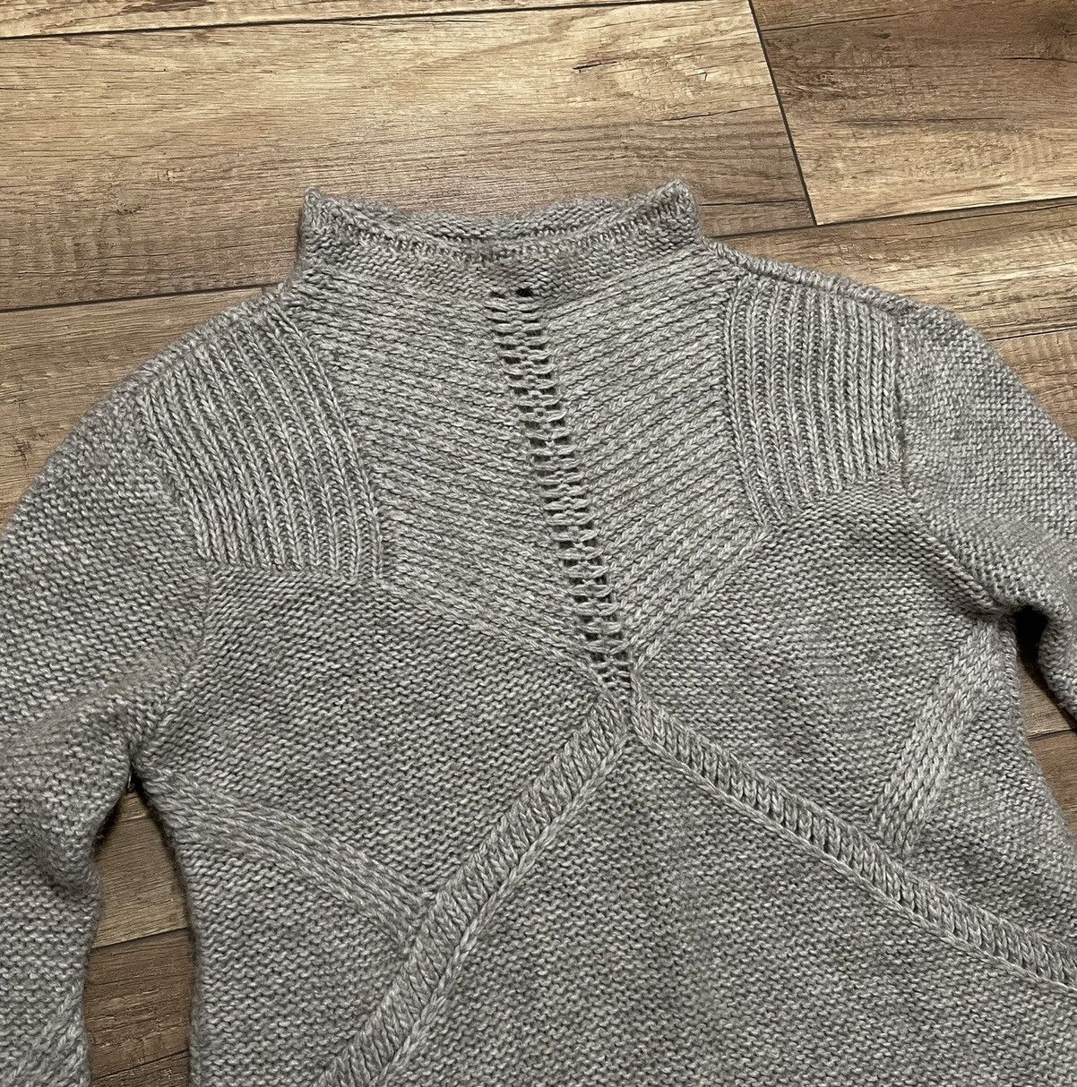 Helmut Lang Helmut Lang Alpaca Camelhair Mock Neck Knit Sweater Jumper Size M / US 6-8 / IT 42-44 - 9 Thumbnail