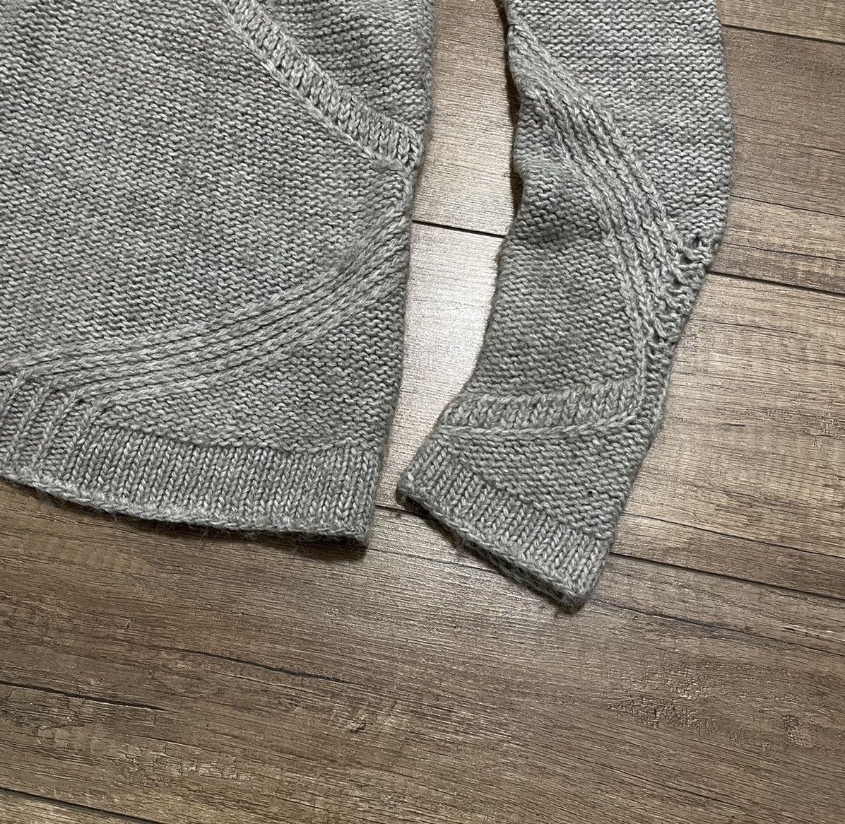 Helmut Lang Helmut Lang Alpaca Camelhair Mock Neck Knit Sweater Jumper Size M / US 6-8 / IT 42-44 - 10 Thumbnail