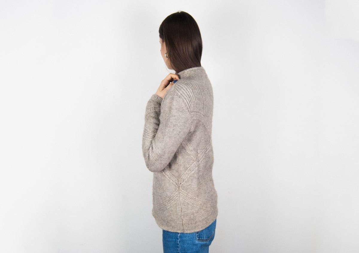 Helmut Lang Helmut Lang Alpaca Camelhair Mock Neck Knit Sweater Jumper Size M / US 6-8 / IT 42-44 - 4 Thumbnail