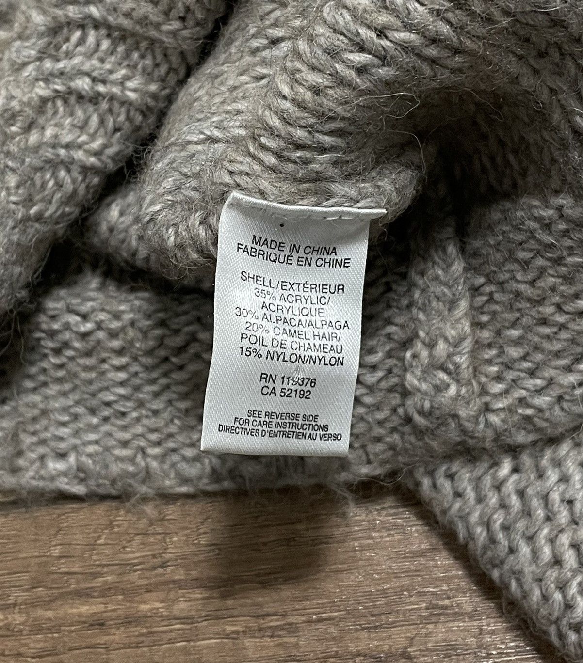 Helmut Lang Helmut Lang Alpaca Camelhair Mock Neck Knit Sweater Jumper Size M / US 6-8 / IT 42-44 - 12 Thumbnail
