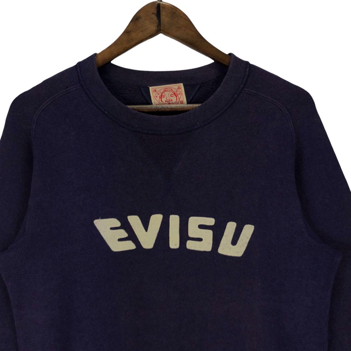 Evisu × Vintage Vintage Evisu Japan Big Logo Spell Out Sweatshirt Size US M / EU 48-50 / 2 - 7 Thumbnail