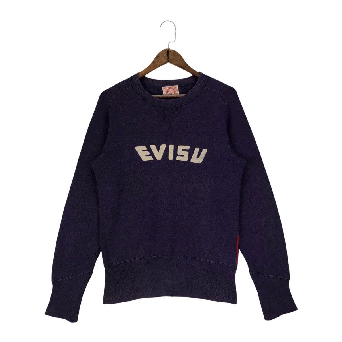 Evisu × Vintage Vintage Evisu Japan Big Logo Spell Out Sweatshirt Size US M / EU 48-50 / 2 - 2 Thumbnail