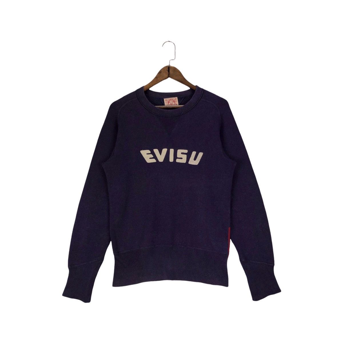 Evisu × Vintage Vintage Evisu Japan Big Logo Spell Out Sweatshirt Size US M / EU 48-50 / 2 - 1 Thumbnail