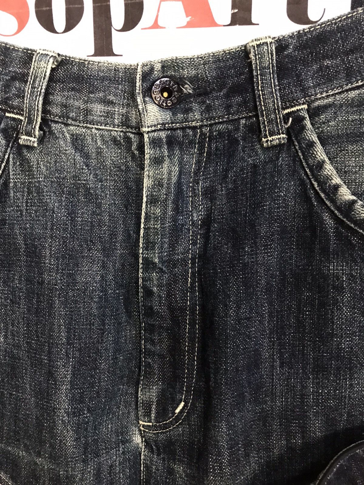 Japanese Brand × Vintage Vintage Bootlegbooth Light Wash Zipper Jeans Design Size US 32 / EU 48 - 6 Thumbnail
