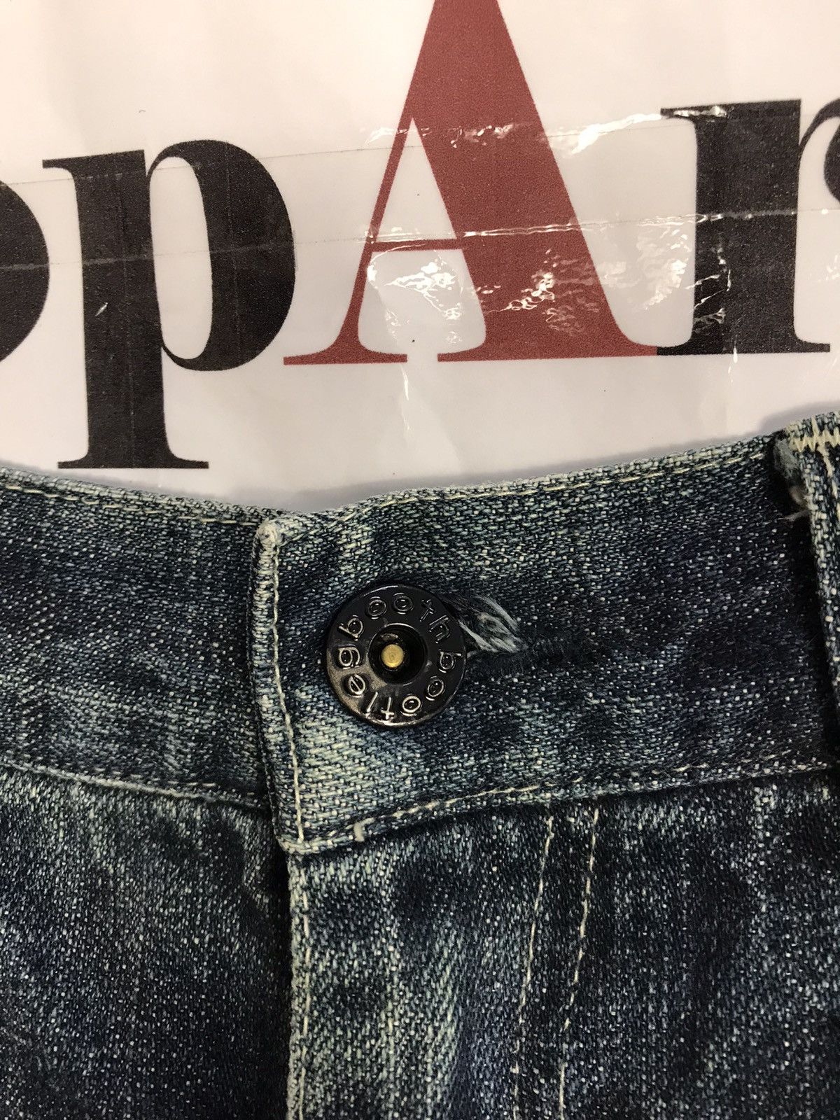 Japanese Brand × Vintage Vintage Bootlegbooth Light Wash Zipper Jeans Design Size US 32 / EU 48 - 7 Thumbnail