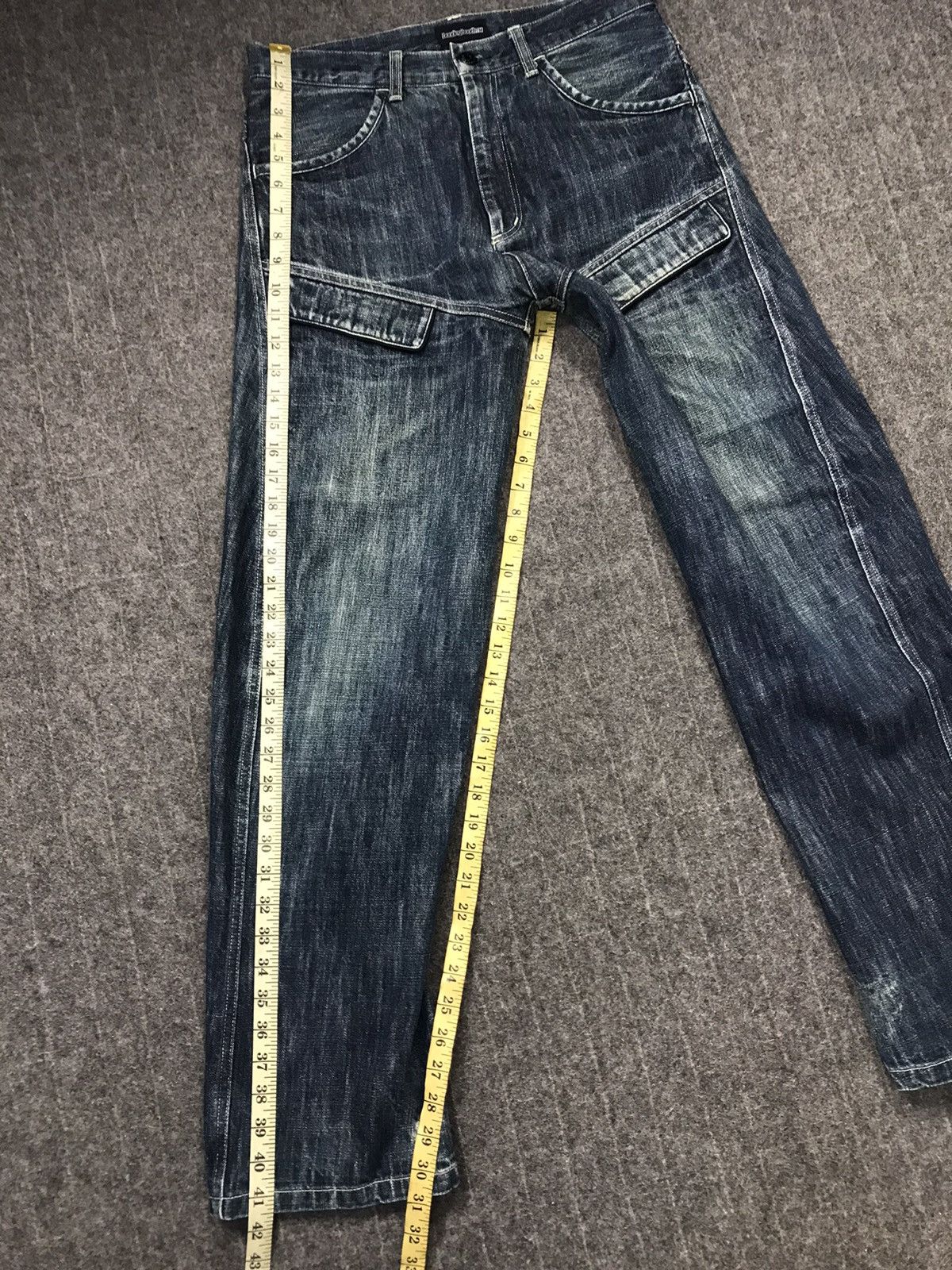 Japanese Brand × Vintage Vintage Bootlegbooth Light Wash Zipper Jeans Design Size US 32 / EU 48 - 21 Thumbnail