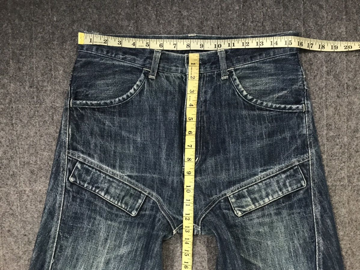 Japanese Brand × Vintage Vintage Bootlegbooth Light Wash Zipper Jeans Design Size US 32 / EU 48 - 19 Thumbnail