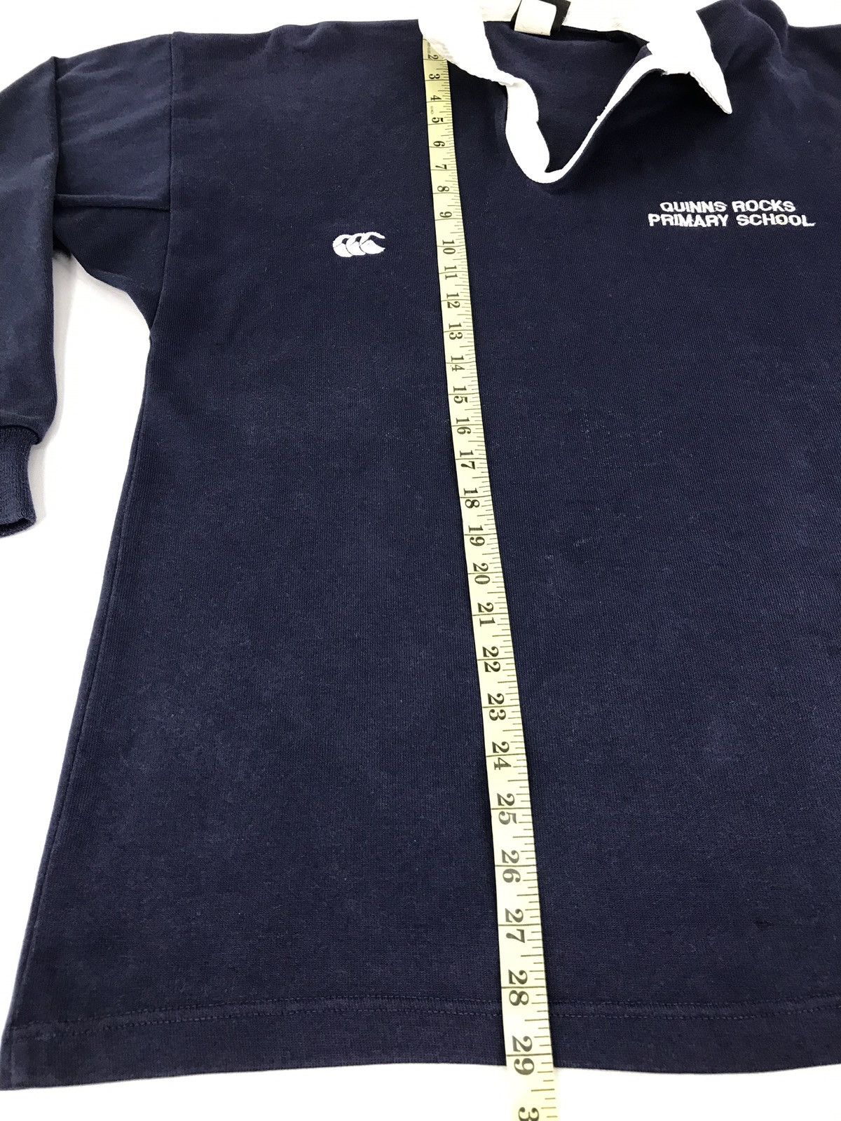 Canterbury of New Zealand × NFL × Vintage Vintage Canterbury Quinns Rocks Primary School Polo Rugby Size US L / EU 52-54 / 3 - 12 Thumbnail