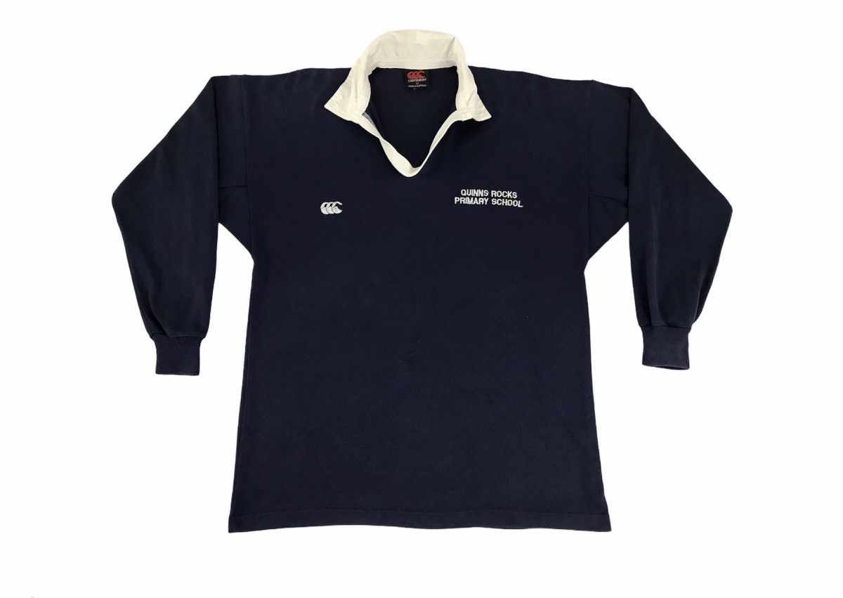 Canterbury of New Zealand × NFL × Vintage Vintage Canterbury Quinns Rocks Primary School Polo Rugby Size US L / EU 52-54 / 3 - 1 Thumbnail