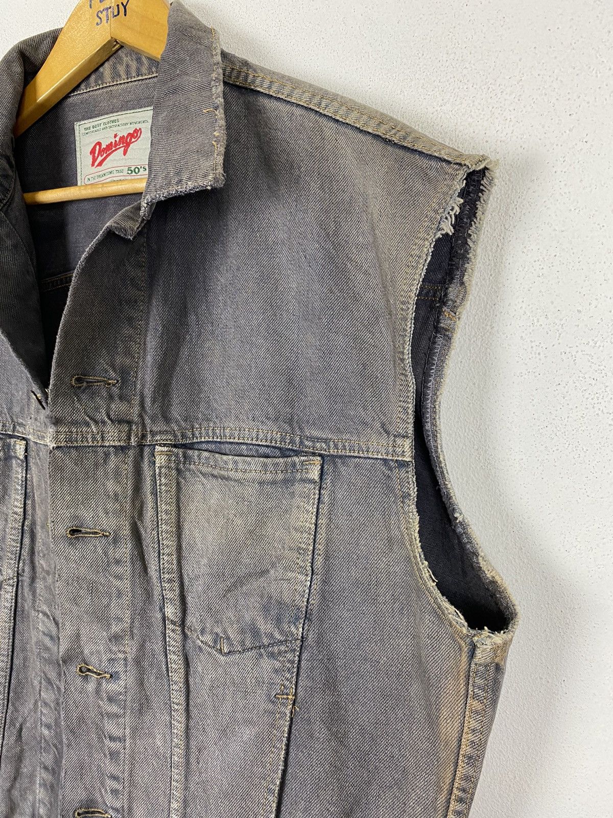 Vintage VINTAGE DOMINGO DENIM VEST Size US L / EU 52-54 / 3 - 6 Thumbnail